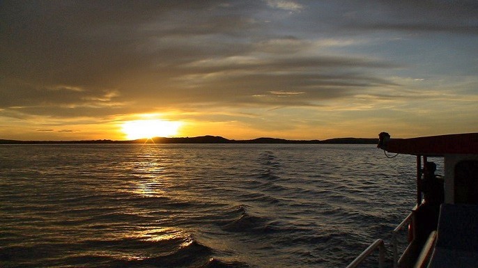 Sunset view at Lake Victoria - Beach Tourism