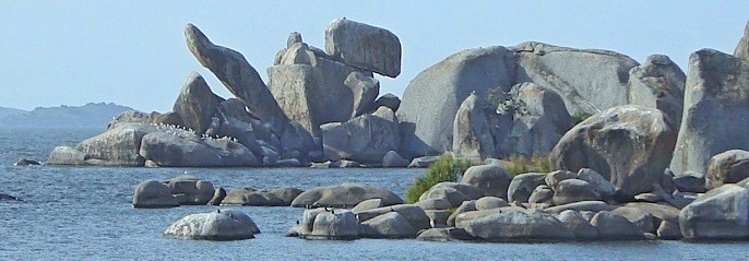Rocks at the shores of lake - beach tour - Beach Tourism mwanza